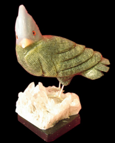 Bird Carving Peruvian Minerals